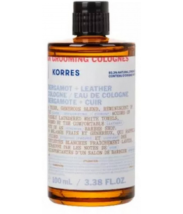 Korres Athenian Grooming Eau de Cologne Bergamote + Cuir 100 ml