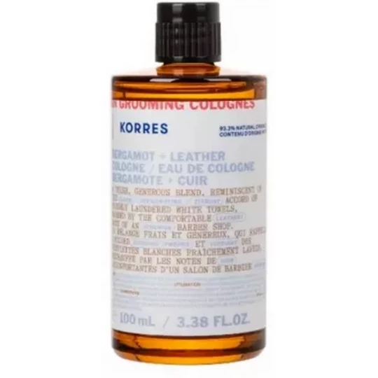 Korres Athenian Grooming Eau de Cologne Bergamote + Cuir 100 ml