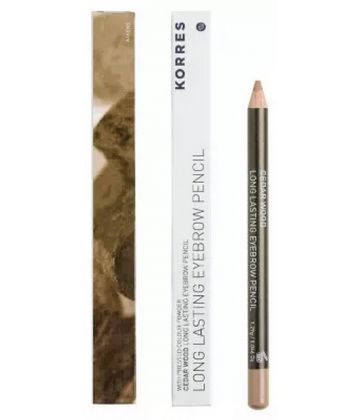 Korres Crayon Sourcils Longue Tenue Bois de Cèdre 1,29 g