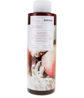 Korres Gel douche Fleur de Pêcher 250ml