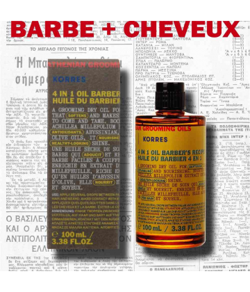Korres Huile du Barbier 4en1 100 ml