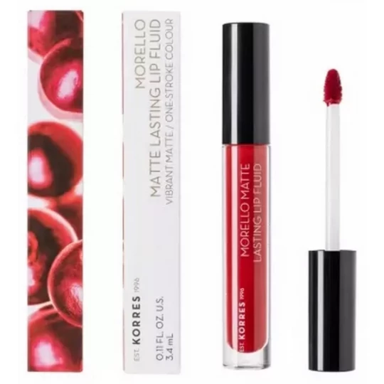 Korres Morello Rouge à Lèvres Liquide Mat 3,4 ml