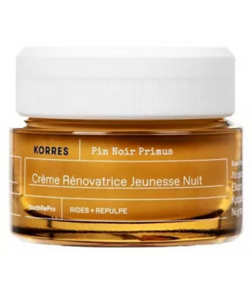 Korres Pin Noir Primus Crème Rénovatrice Jeunesse Nuit 40 ml