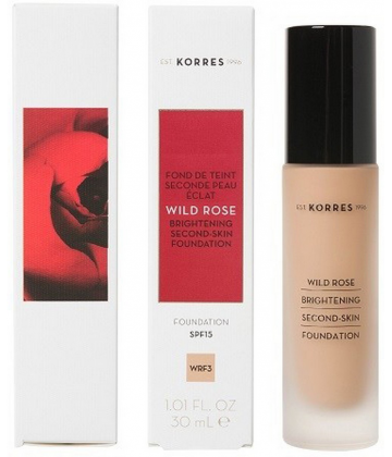 Korres Rose Sauvage Fond de Teint SPF15 30 ml