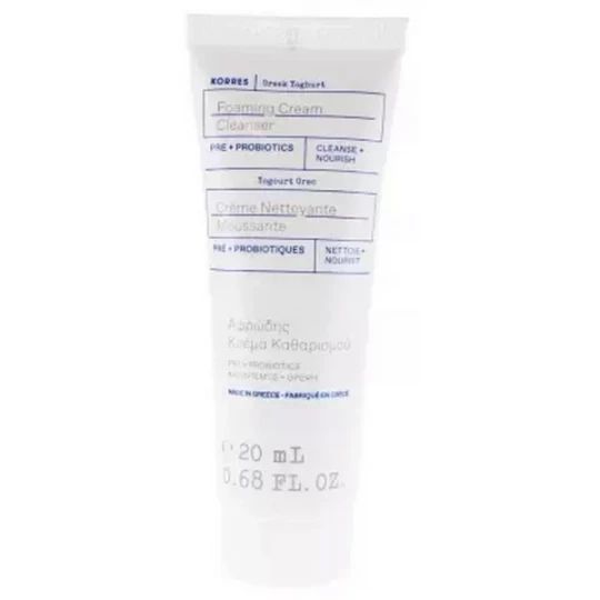 Korres Yaourt Grec Crème Nettoyante Moussante 20 ml