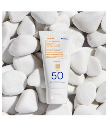 Korres Yoghurt Crème Solaire Teintée Visage SPF50 50 ml