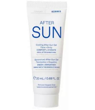 Korres Yoghurt Gel Fraîcheur Après-Soleil Visage et Corps
