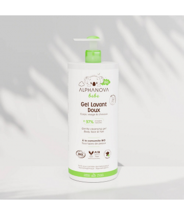 Alphanova Bébé Gel Lavant Doux Bio 400 ml