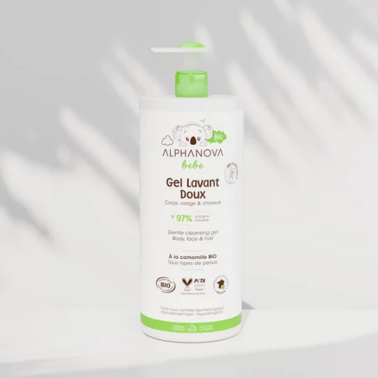 Alphanova Bébé Gel Lavant Doux Bio 400 ml - image 2