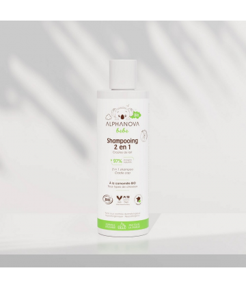 Alphanova Bébé Shampooing 2 en 1 Bio 200 ml