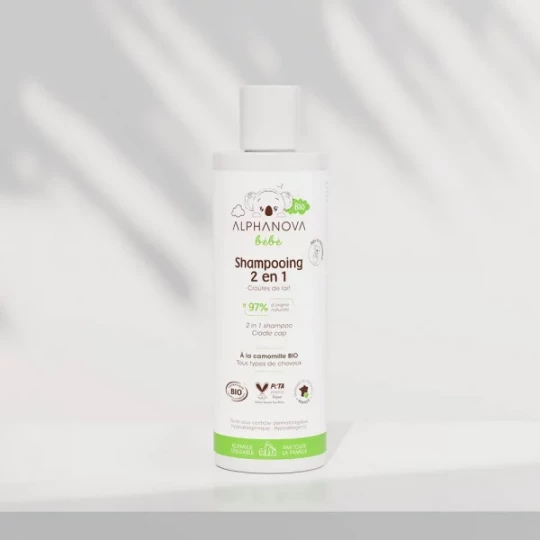 Alphanova Bébé Shampooing 2 en 1 Bio 200 ml - image 2