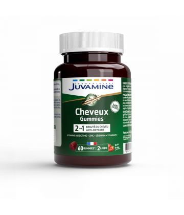 Juvamine Cheveux 2 en 1 Gummies x 60