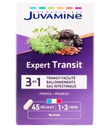 Juvamine Expert Transit 3 en 1 Gélules x 45