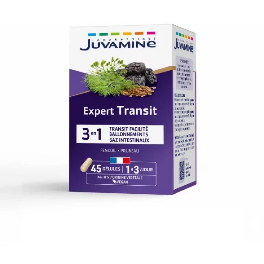 Juvamine Expert Transit 3 en 1 Gélules x 45