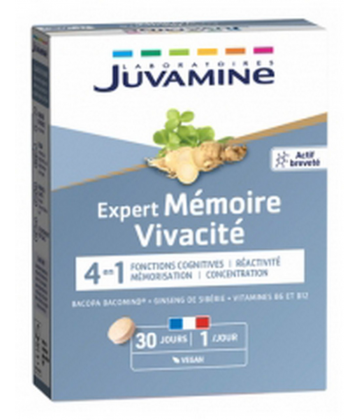 Juvamine Expert Mémoire Vivacité Comprimés x 30