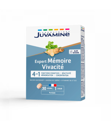 Juvamine Expert Mémoire Vivacité Comprimés x 30