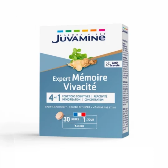 Juvamine Expert Mémoire Vivacité Comprimés x 30