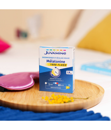 Juvamine Mélatonine 1900 Flash 1,9 mg Comprimés Sublinguaux x 60