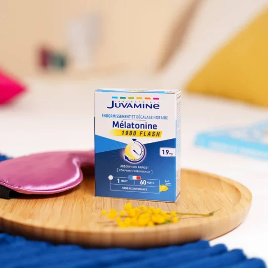 Juvamine Mélatonine 1900 Flash 1,9 mg Comprimés Sublinguaux x 60 - image 5
