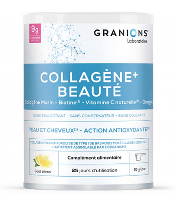 Granions Collagène+ Beauté Sublimlift Saveur Citron Poudre 255 g