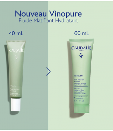 Caudalie Vinopure Fluide Matifiant Hydratant 60 ml