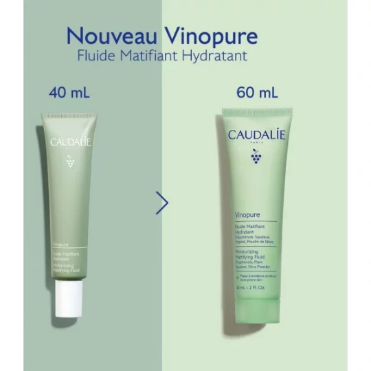 Caudalie Vinopure Fluide Matifiant Hydratant 60 ml - image 5