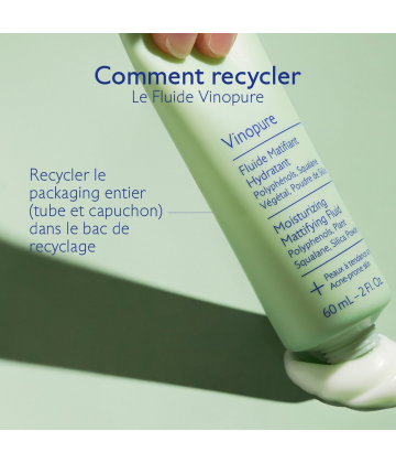 Caudalie Vinopure Fluide Matifiant Hydratant 60 ml