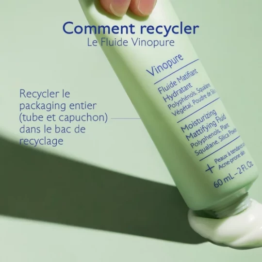 Caudalie Vinopure Fluide Matifiant Hydratant 60 ml - image 8