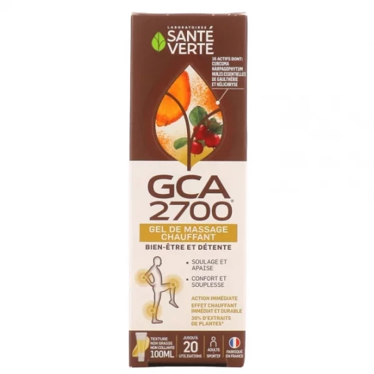Santé Verte GCA 2700 Gel de Massage Chauffant 100 ml