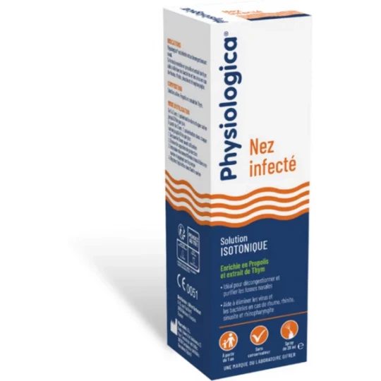 Gifrer Physiologica Solution d'Eau de Mer Isotonique Aloe Vera & Eucalyptus 120 ml