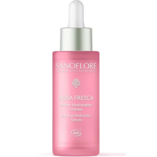 Sanoflore Rosa Fresca Sérum Hydratation Intense Bio 30 ml