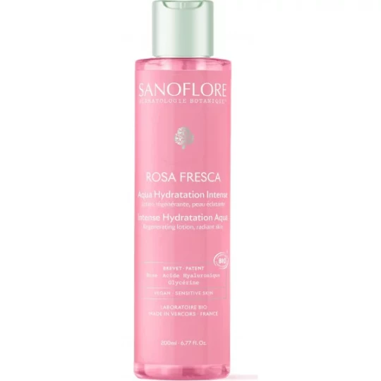 Sanoflore Rosa Fresca Aqua Hydratation Intense Bio 200 ml