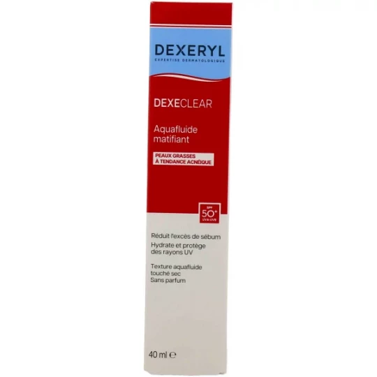 Dexeryl Dexeclear Aquafluide Matifiant SPF50+ 40 ml