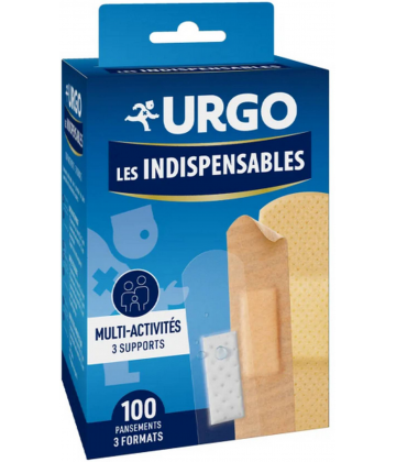Urgo Les Indispensables Pansements 3 Formats x 100