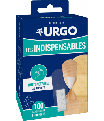 Urgo Les Indispensables Pansements 3 Formats x 100