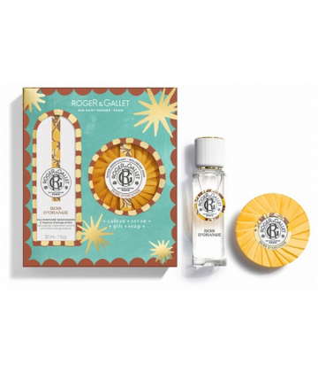 Roger&Gallet Coffret Eau Parfumée et Savon Bienfaisants Bois D'Orange