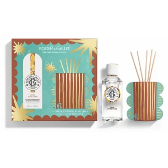 Roger&Gallet Coffret Eau parfumée bienfaisante Bois d'orange 100 ml + Diffuseur - image 5