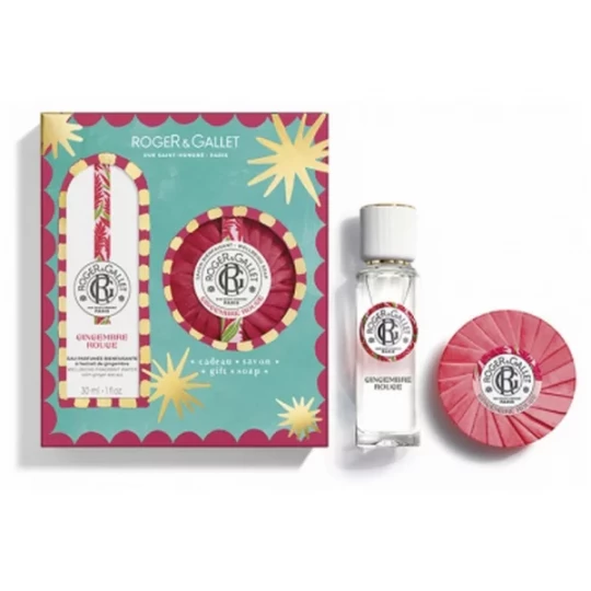Roger&Gallet Gingembre Rouge Eau Parfumée Bienfaisante 30 ml + Savon Bienfaisant 100 g Offert - image 2