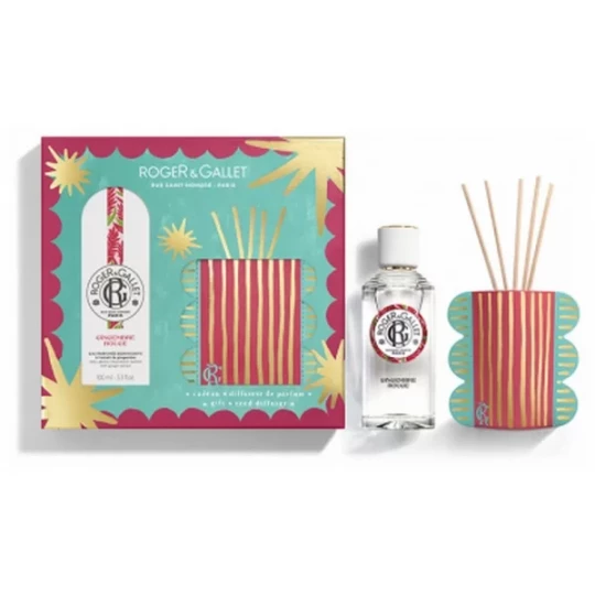 Roger&Gallet Coffret Gingembre Rouge Eau Parfumée Bienfaisante 100 ml + Diffuseur de Parfum Offert - image 3