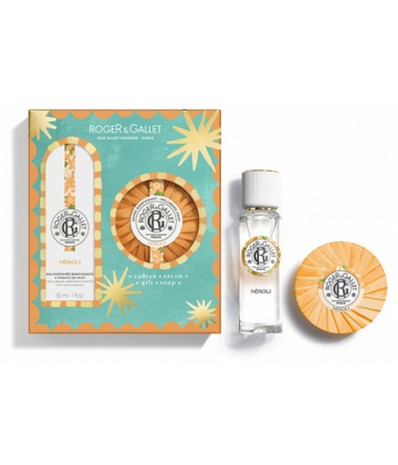 Roger&Gallet Coffret Néroli Eau Parfumée Bienfaisante 30 ml + Savon Bienfaisant 100 g Offert