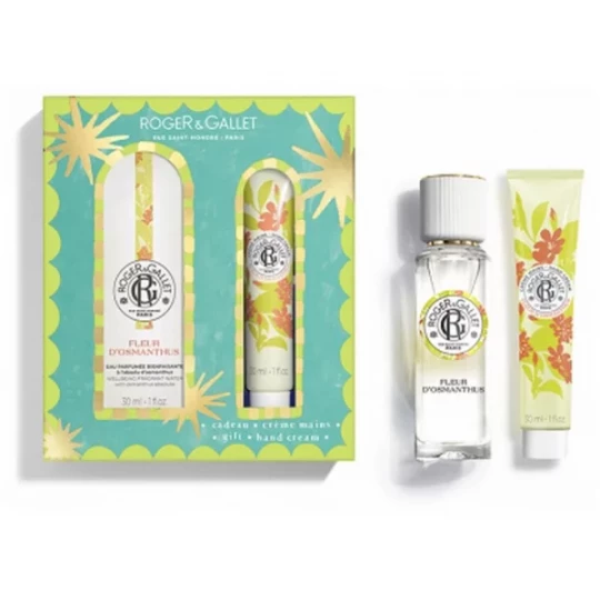 Roger&Gallet Coffret Fleur d'Osmanthus Eau Parfumée Bienfaisante 30 ml + Crème Mains 30 ml Offert - image 3