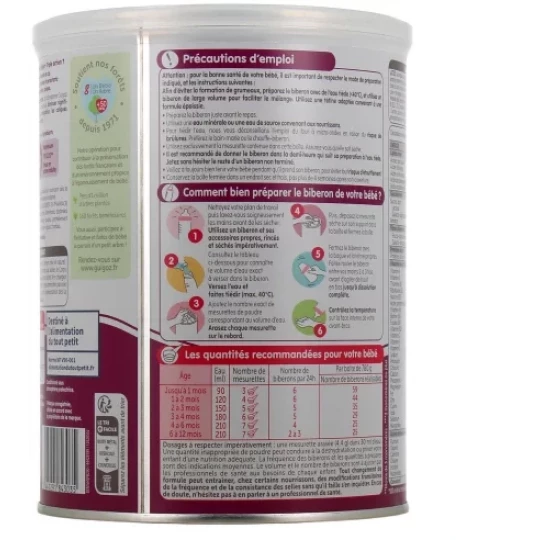 Guigoz Expert Digest+ 0-12 mois Lait en Poudre 780 g - image 2