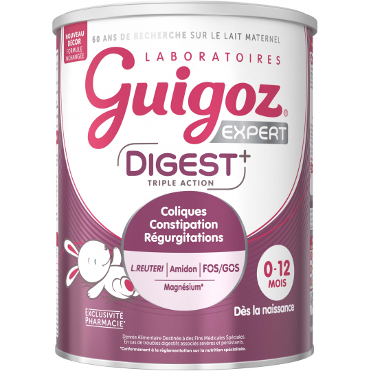 Guigoz Expert Digest+ 0-12 mois Lait en Poudre 780 g