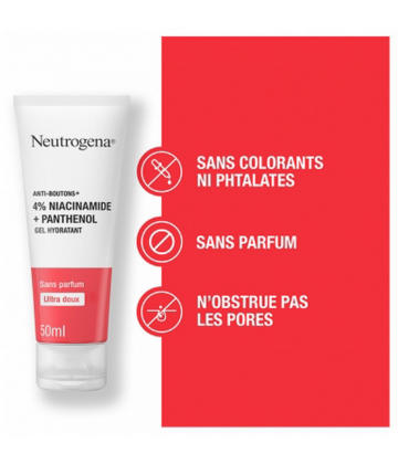 Neutrogena Anti-Bouton+ Gel Hydratant 50 ml - image 2