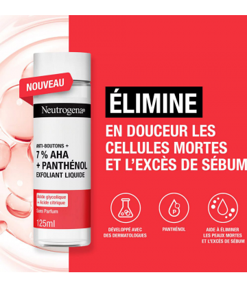 Neutrogena Anti-Boutons+ Exfoliant Liquide 125 ml