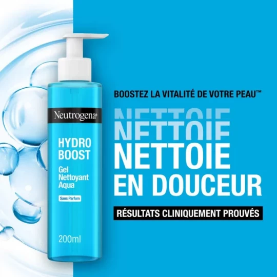 Neutrogena Hydro Boost Gel Nettoyant Aqua Sans Parfum 200 ml - image 5