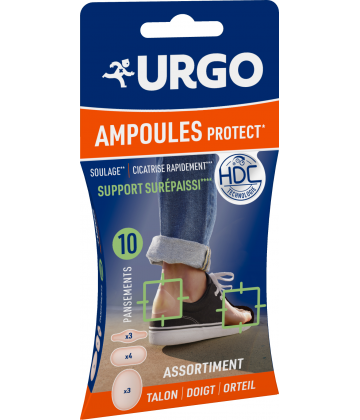 Urgo Ampoules Mix 3 Formats Pansements Hydrocolloïdes x 10
