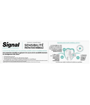 Signal Sensibilité Protection Minérale Complet Dentifirice 75 ml