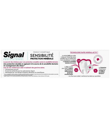 Signal Sensibilité Action Minérale Gencives Dentifrice 75 ml