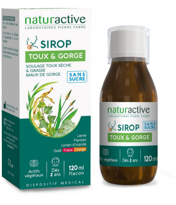 Naturactive Sirop Toux & Gorge 120 ml